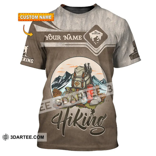 Unisex Shirt - Custom Text Shirt Hiking T-shirt