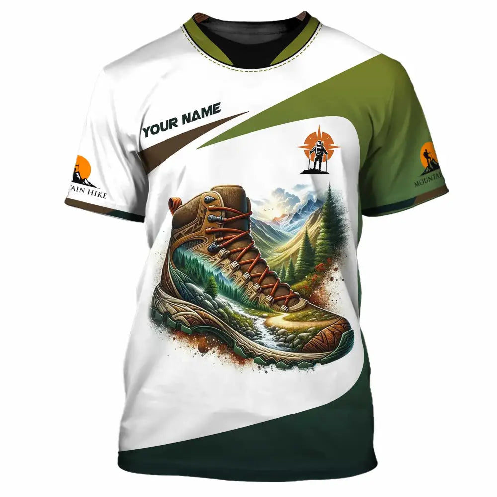 Unisex Shirt - Custom Text Shirt Hiking T-Shirt / S T-shirt