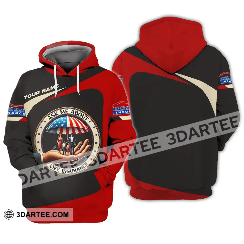 Unisex Shirt - Custom Text Insurance America Hoodie / S T-Shirt