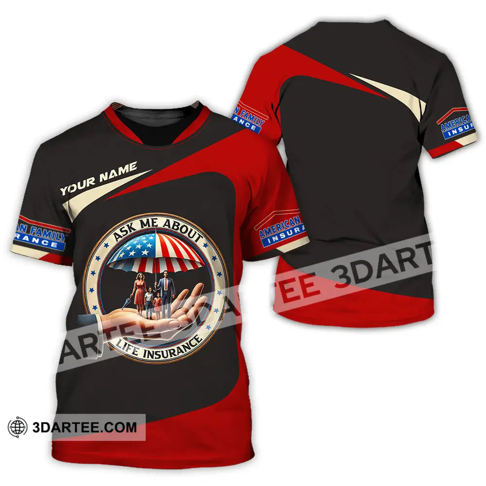 Unisex Shirt - Custom Text Insurance America T-Shirt / S T-Shirt