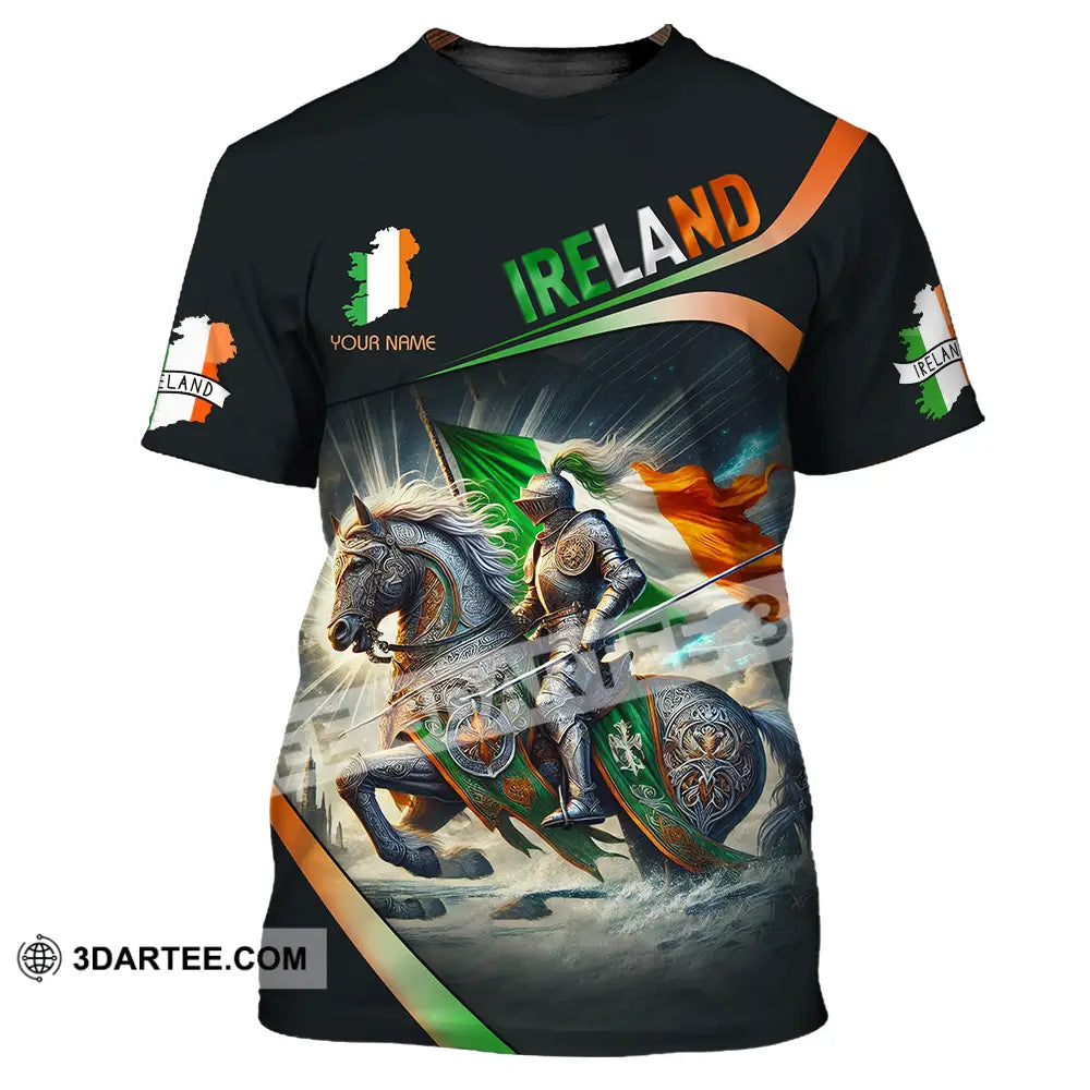 Unisex Shirt - Custom Text Ireland T-Shirt / S T-Shirt