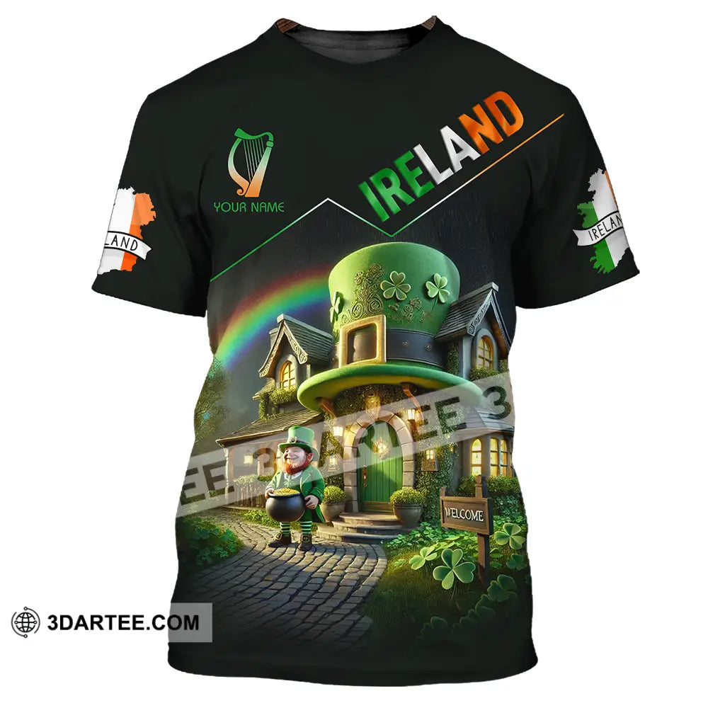 Unisex Shirt - Custom Text Ireland T-Shirt / S T-Shirt