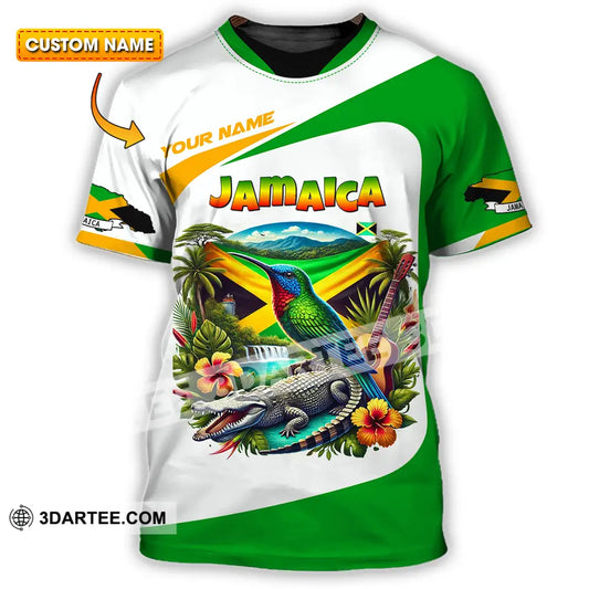 Unisex Shirt - Custom Text Shirt Jamaica T-shirt