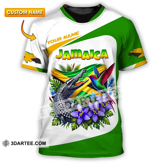 Unisex Shirt - Custom Text Jamaica T-Shirt