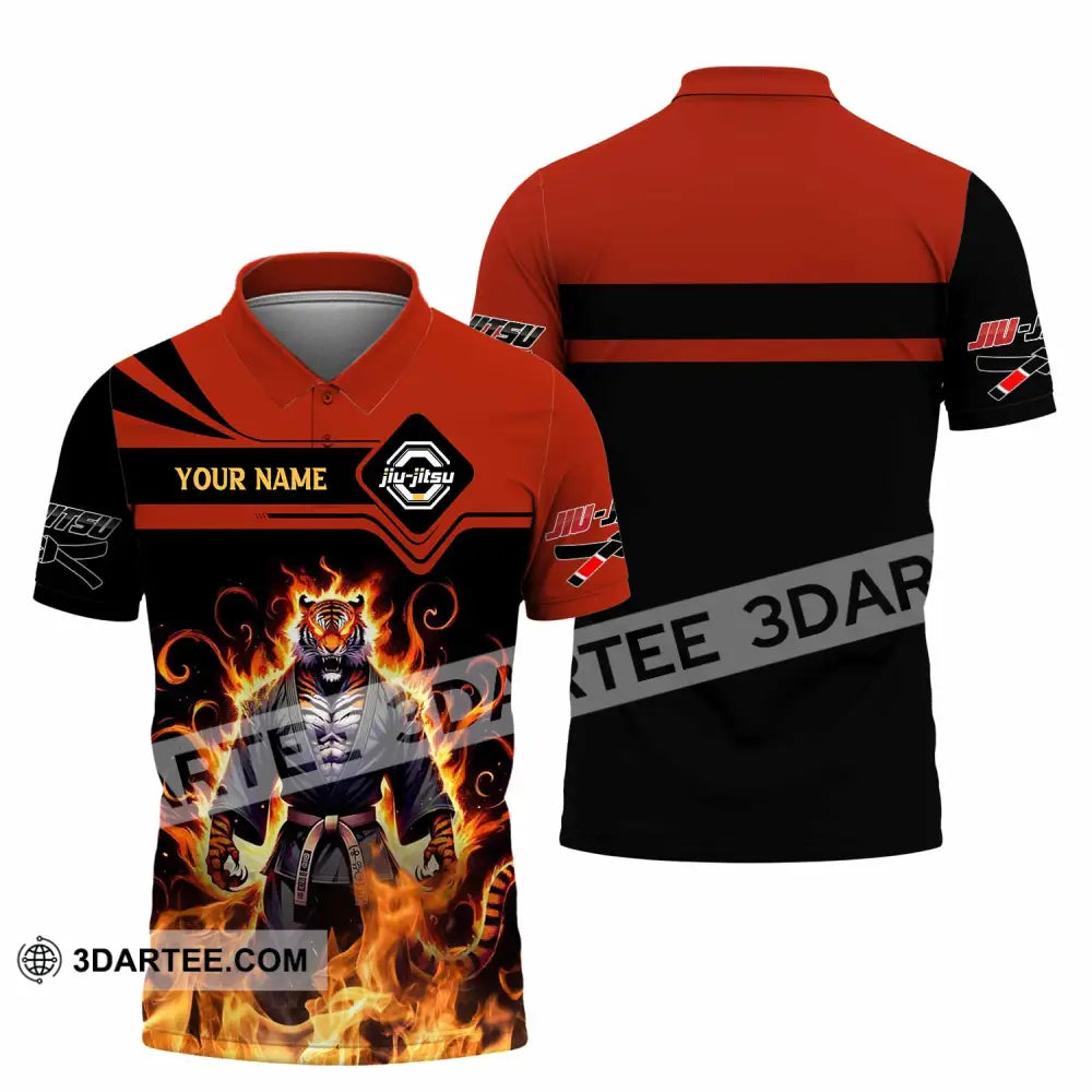 Unisex Shirt - Custom Text Shirt Jiu Jitsu Shirt Polo Shirt / S T-shirt