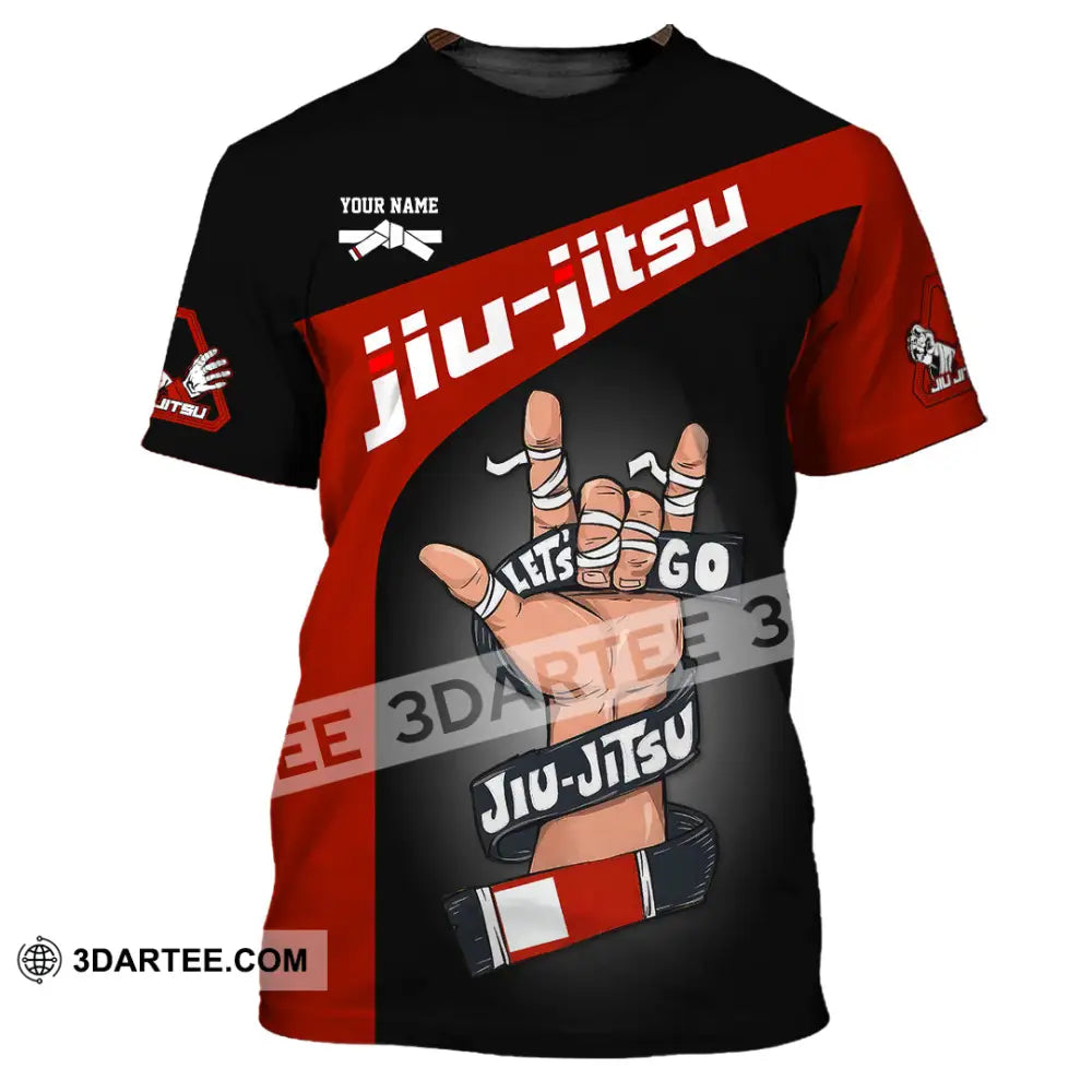 Unisex Shirt - Custom Text Shirt Jiu Jitsu Shirt T-Shirt / S T-shirt