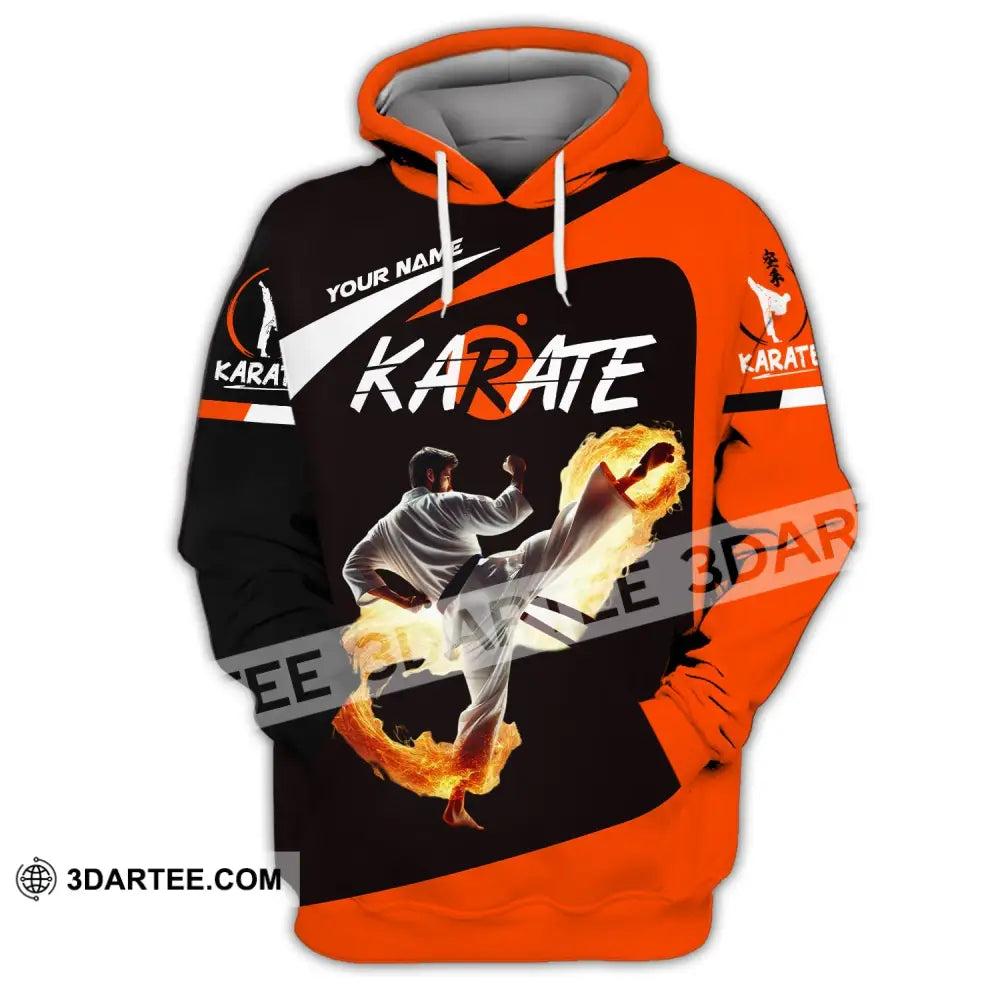 Unisex Shirt - Custom Text Karate Hoodie / S T-Shirt