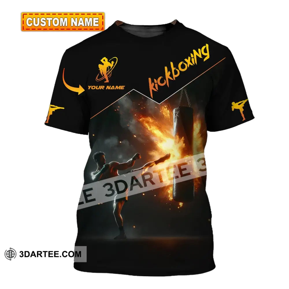 Unisex Shirt - Custom Text Kickboxing T-Shirt
