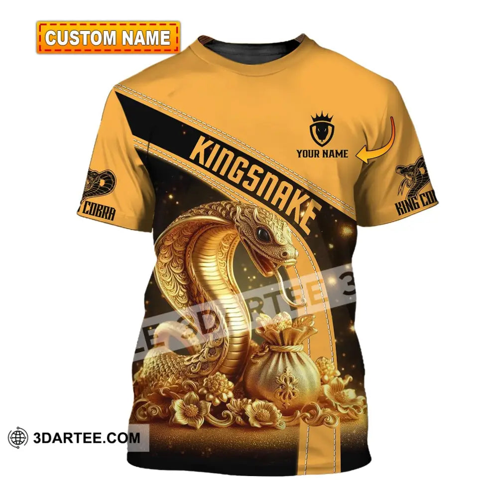 Unisex Shirt - Custom Text King Snake T-Shirt