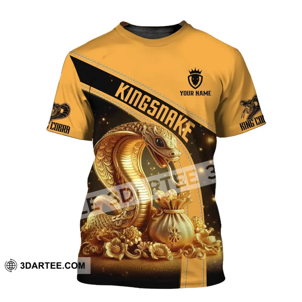Unisex Shirt - Custom Text King Snake T-Shirt / S T-Shirt