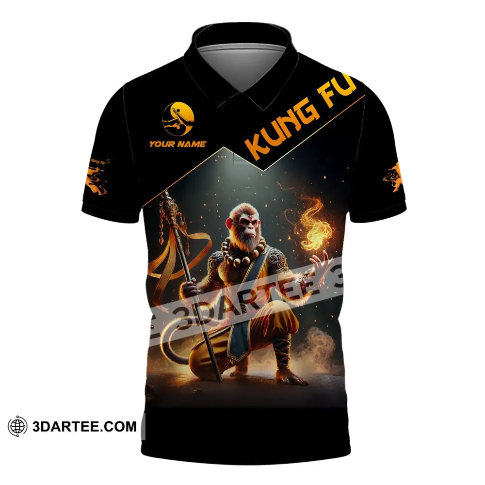 Unisex Shirt - Custom Text Kung Fu Polo / S T-Shirt