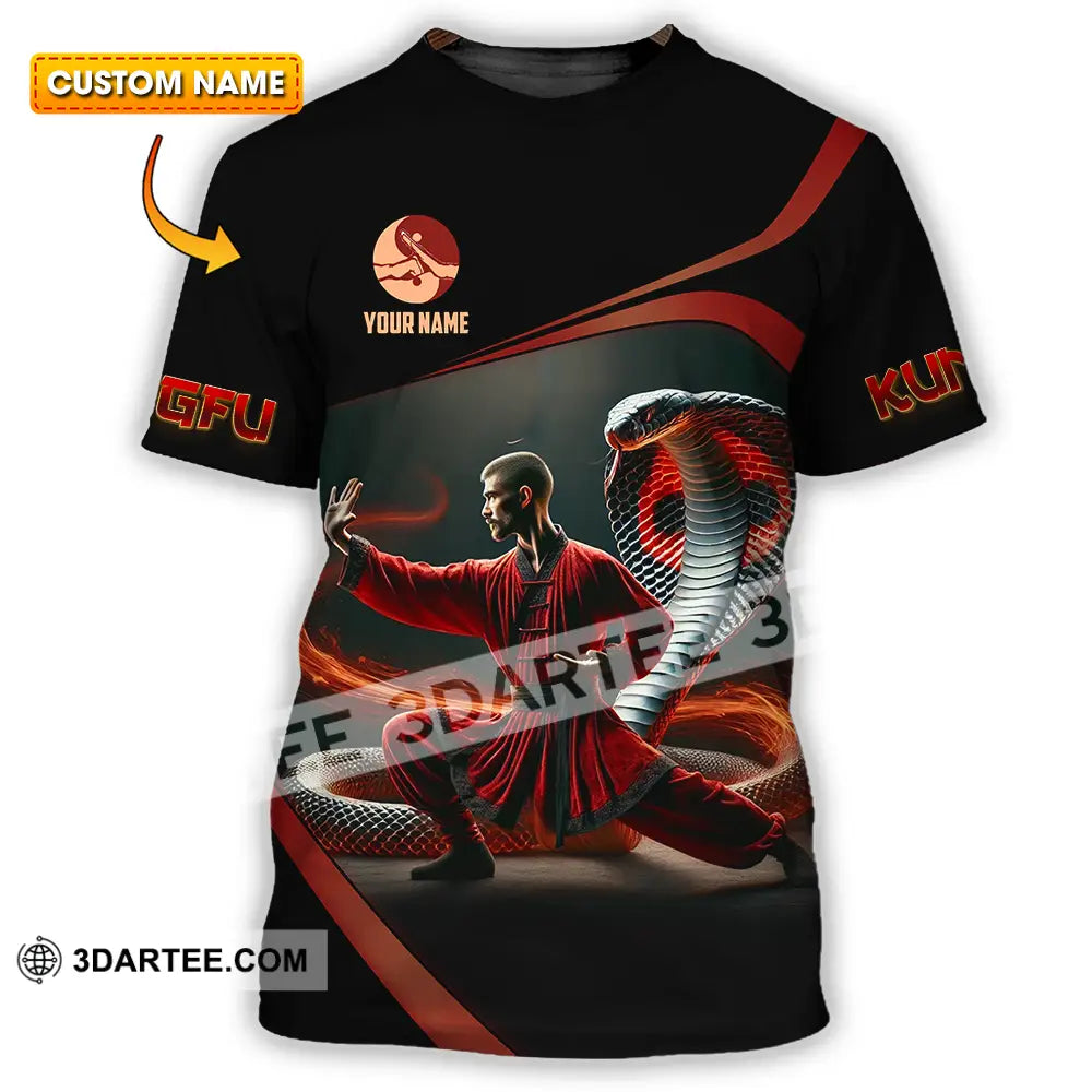 Unisex Shirt - Custom Text Kungfu T-Shirt
