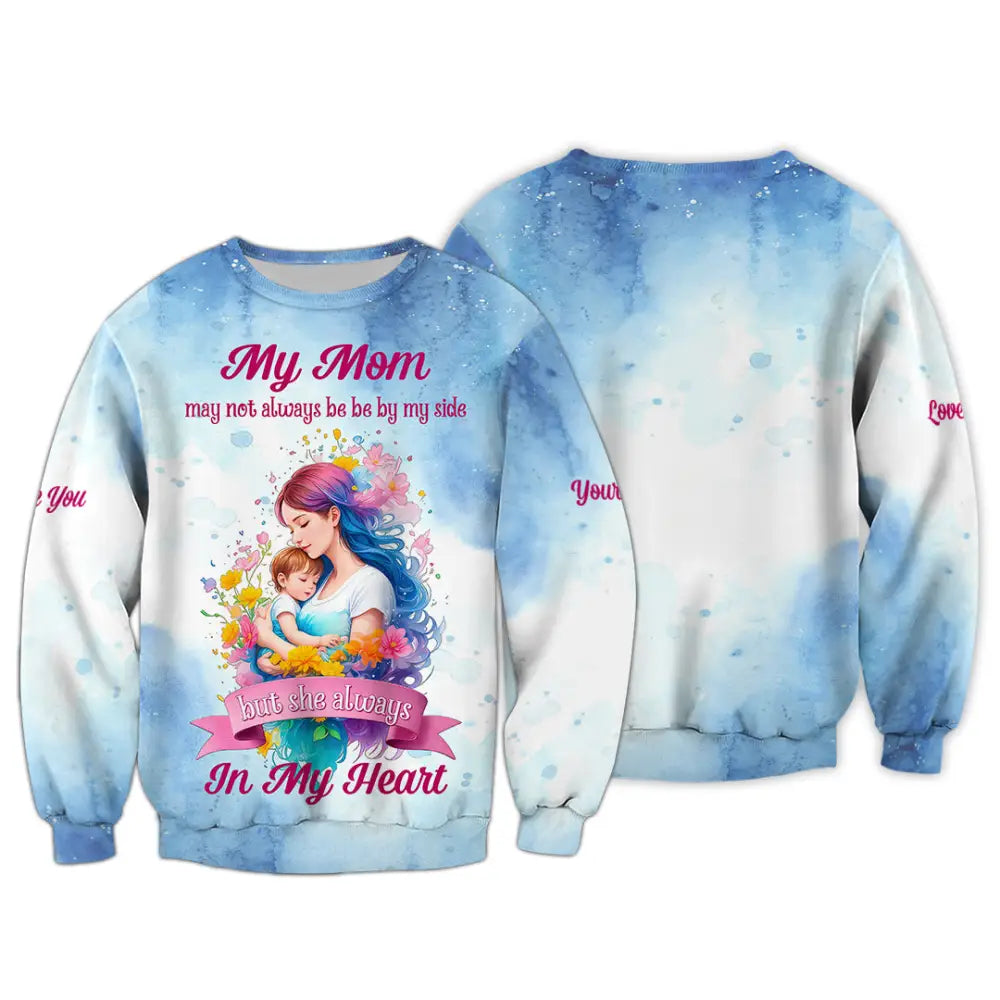 Unisex Shirt - Custom Text Shirt Love Mom Shirt Mother’s Day Gift Long Sleeve / S T-shirt