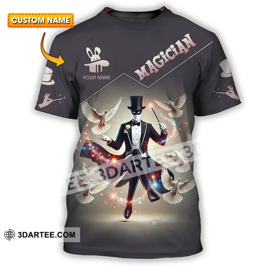Unisex Shirt - Custom Text Magician T-Shirt