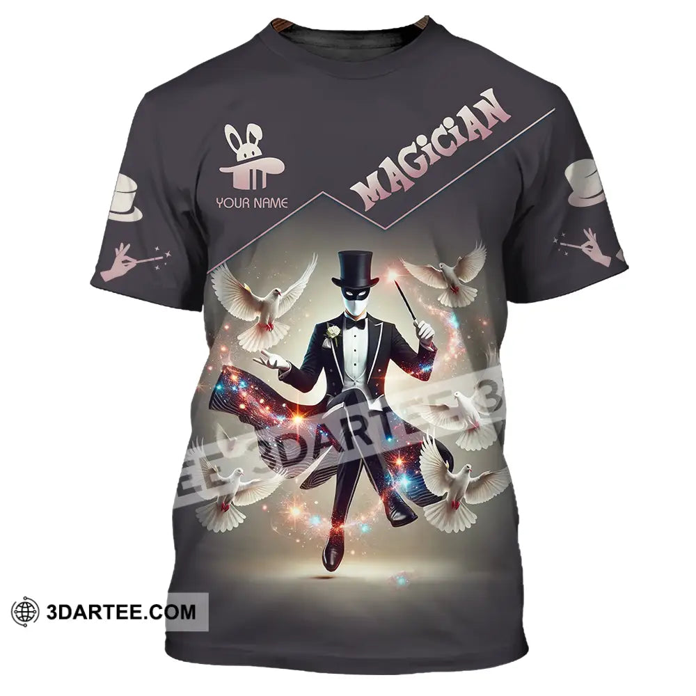 Unisex Shirt - Custom Text Magician T-Shirt / S T-Shirt