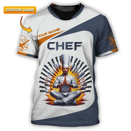 Unisex Shirt - Custom Text Shirt Master Chef T-shirt