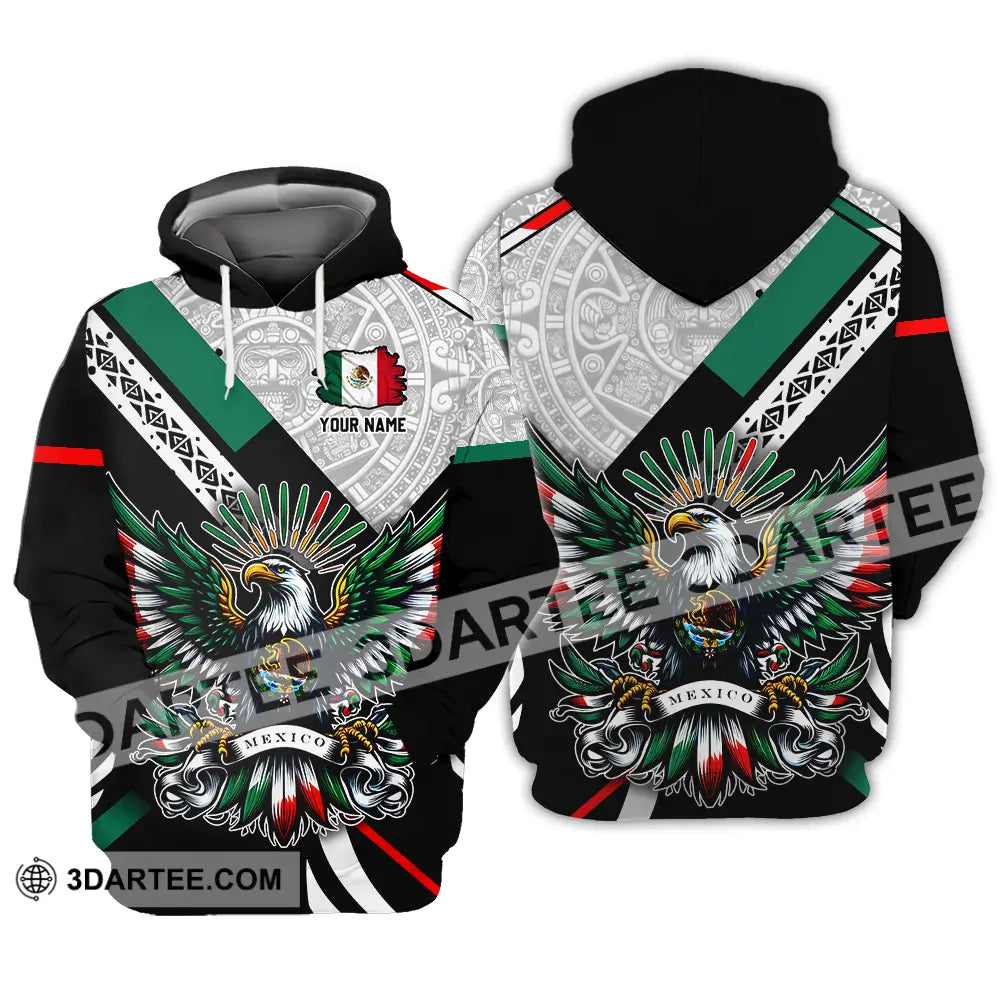 Unisex Shirt - Custom Text Shirt Mexico Aztec Classic Shirt Hoodie / S T-shirt