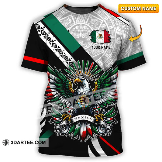 Unisex Shirt - Custom Text Shirt Mexico Aztec Classic Shirt T-shirt