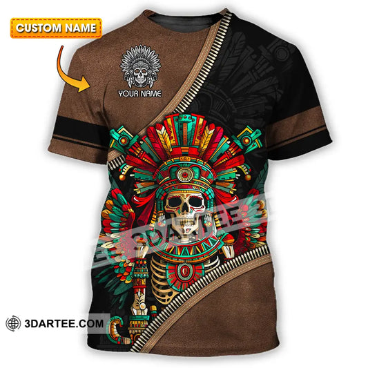 Unisex Shirt - Custom Text Shirt Mexico Aztec Classic Shirt T-shirt