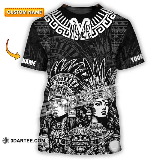 Unisex Shirt - Custom Text Shirt Mexico Aztec Classic Shirt T-shirt