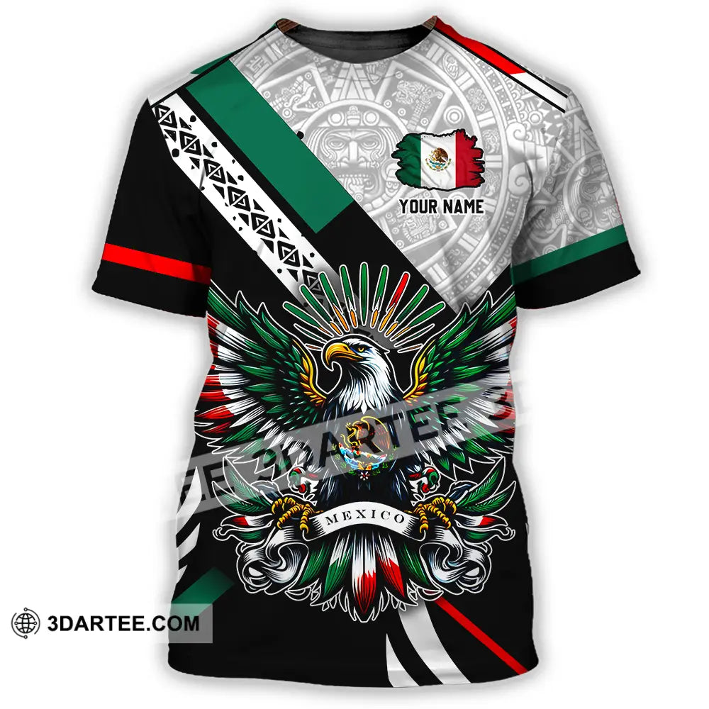 Unisex Shirt - Custom Text Shirt Mexico Aztec Classic Shirt T-Shirt / S T-shirt