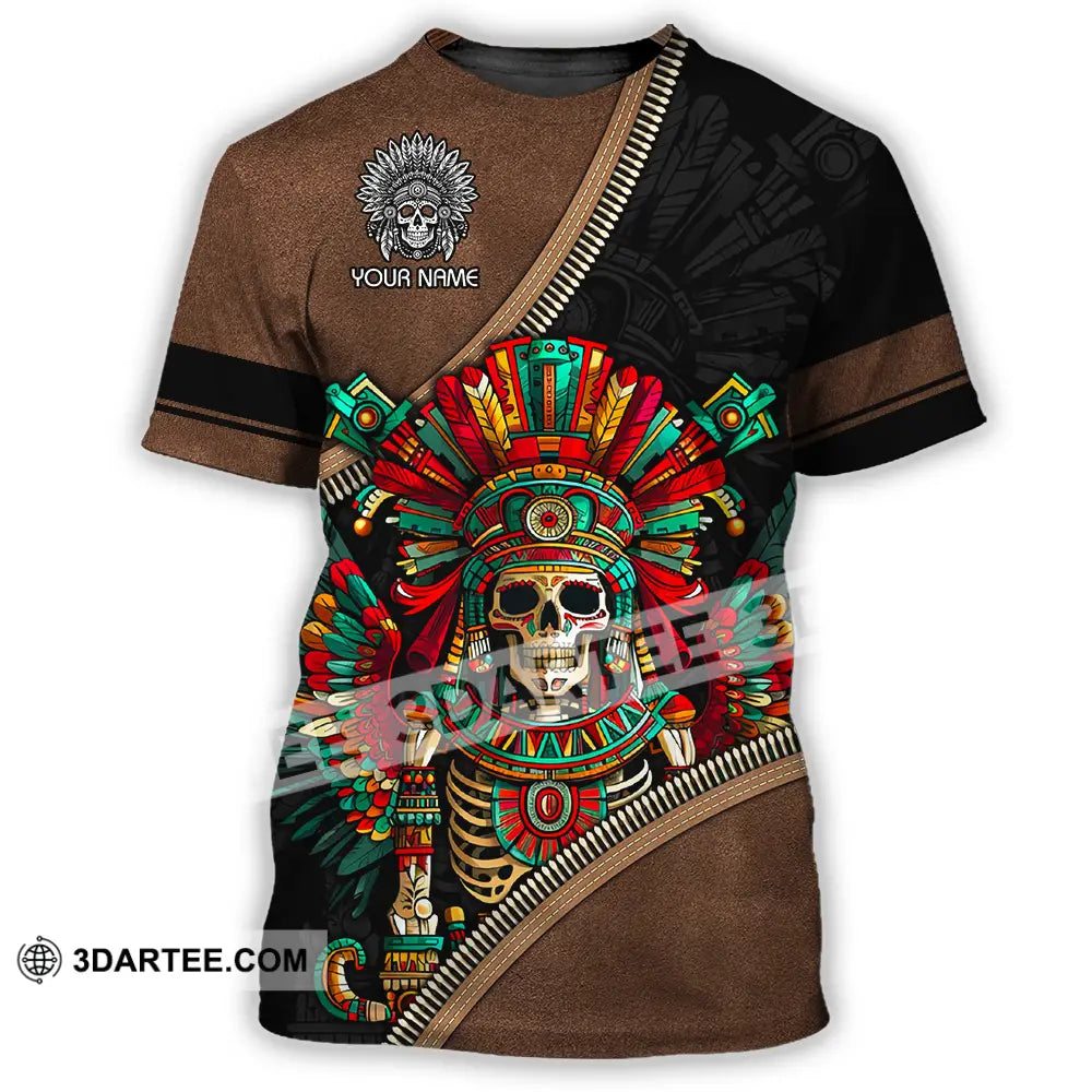 Unisex Shirt - Custom Text Shirt Mexico Aztec Classic Shirt T-Shirt / S T-shirt