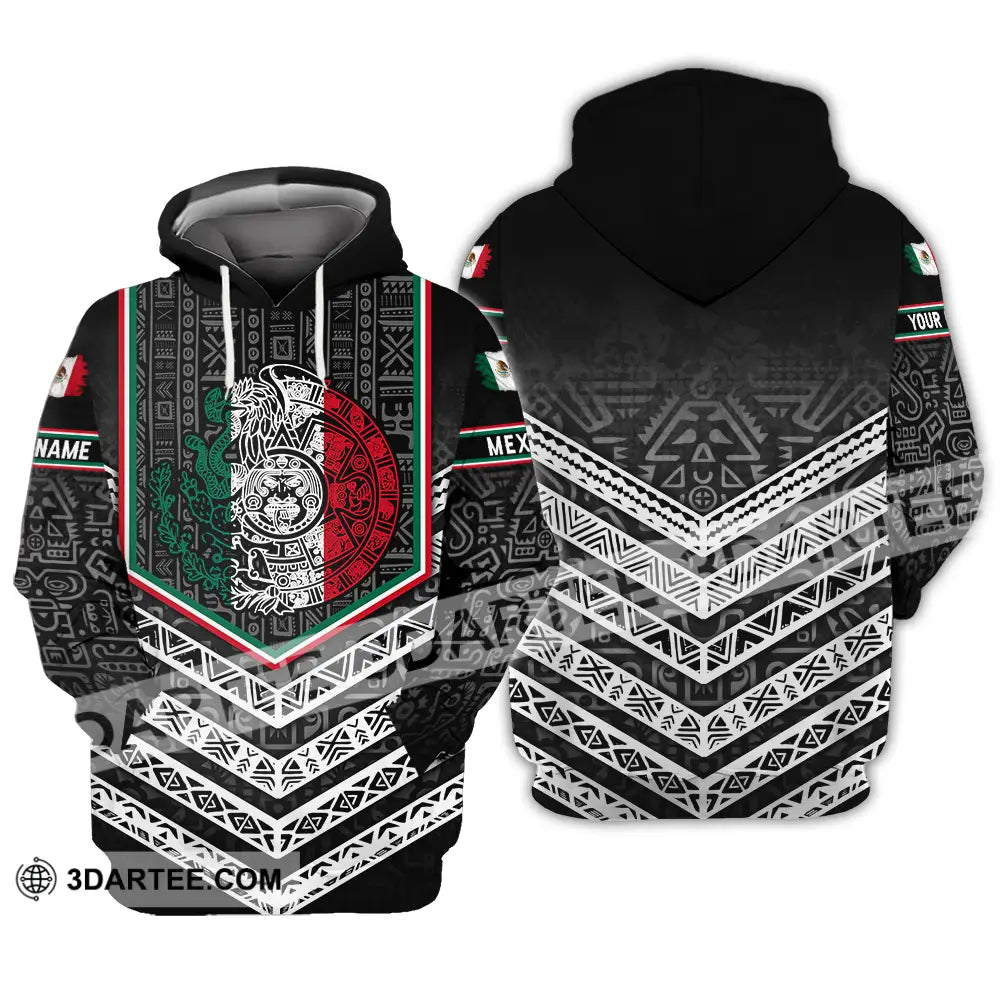 Unisex Shirt - Custom Text Shirt Mexico Aztec Shirt Hoodie / S T-shirt