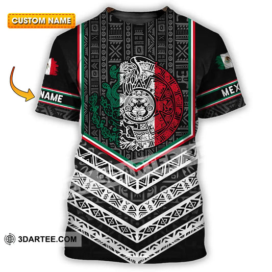 Unisex Shirt - Custom Text Shirt Mexico Aztec Shirt T-shirt