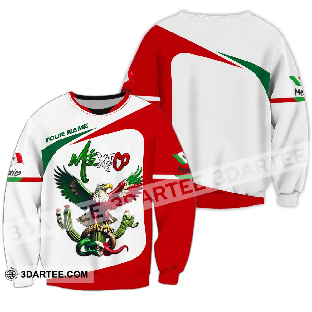 Unisex Shirt - Custom Text Shirt Mexico Shirt Long Sleeve / S T-shirt