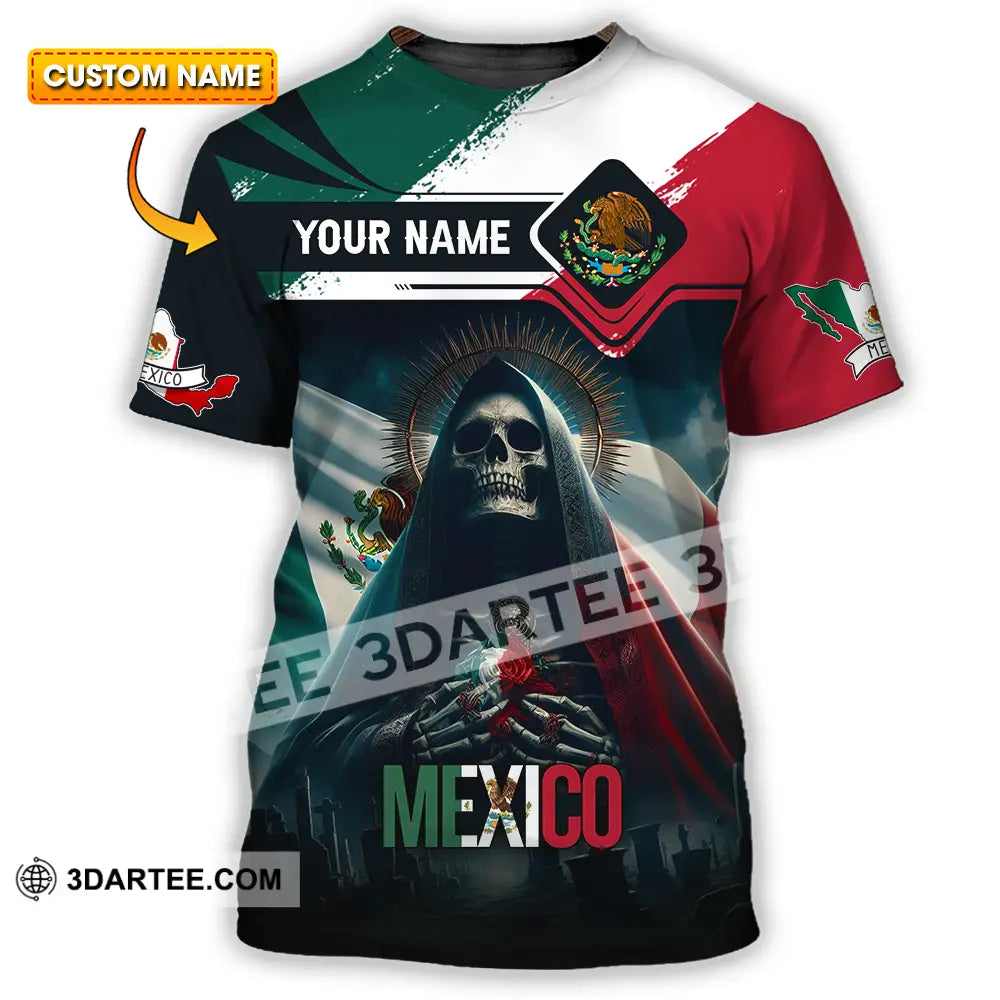 Unisex Shirt - Custom Text Shirt Mexico Shirt T-shirt