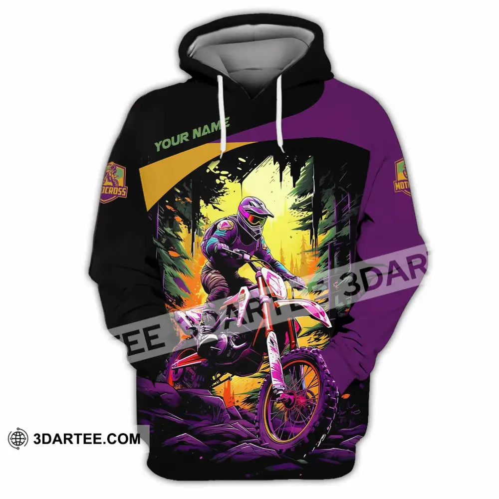 Unisex Shirt - Custom Text Shirt Mountain Bike Shirt Hoodie / S T-shirt