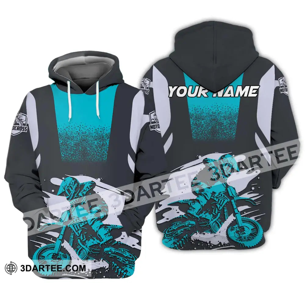 Unisex Shirt - Custom Text Motocross Sport Hoodie / S T-Shirt