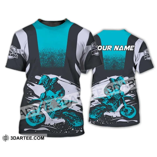 Unisex Shirt - Custom Text Motocross Sport T-Shirt / S T-Shirt