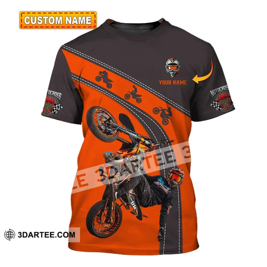 Unisex Shirt - Custom Text Motocross T-Shirt