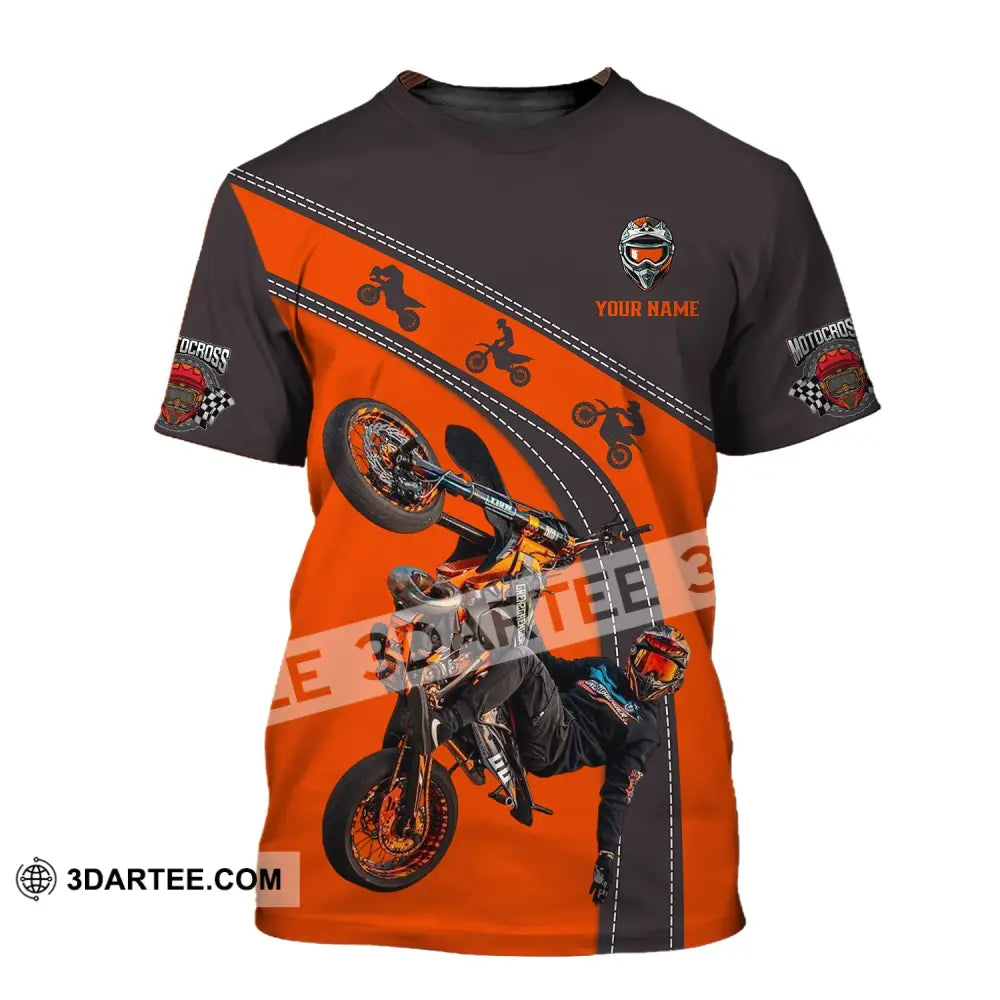 Unisex Shirt - Custom Text Motocross T-Shirt / S T-Shirt