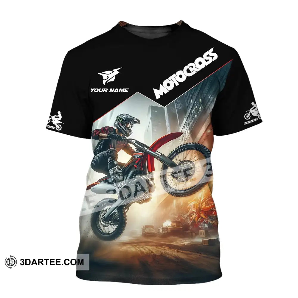 Unisex Shirt - Custom Text Motocross T-Shirt / S T-Shirt