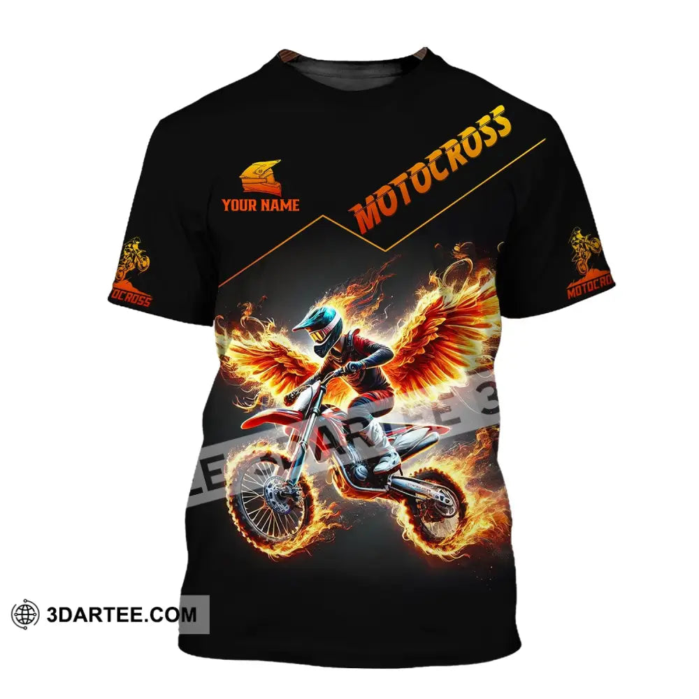 Unisex Shirt - Custom Text Motocross T-Shirt / S T-Shirt