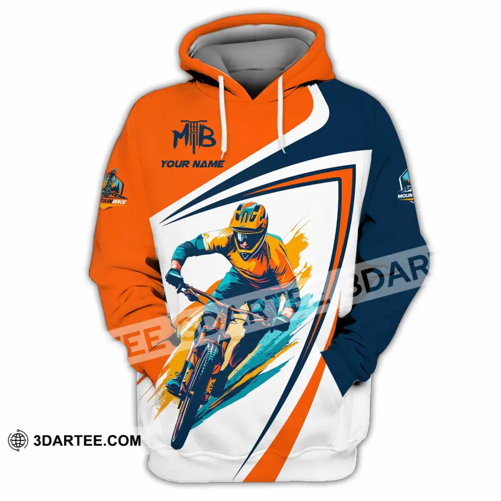 Unisex Shirt - Custom Text Shirt Mountain Bike Shirt Hoodie / S T-shirt