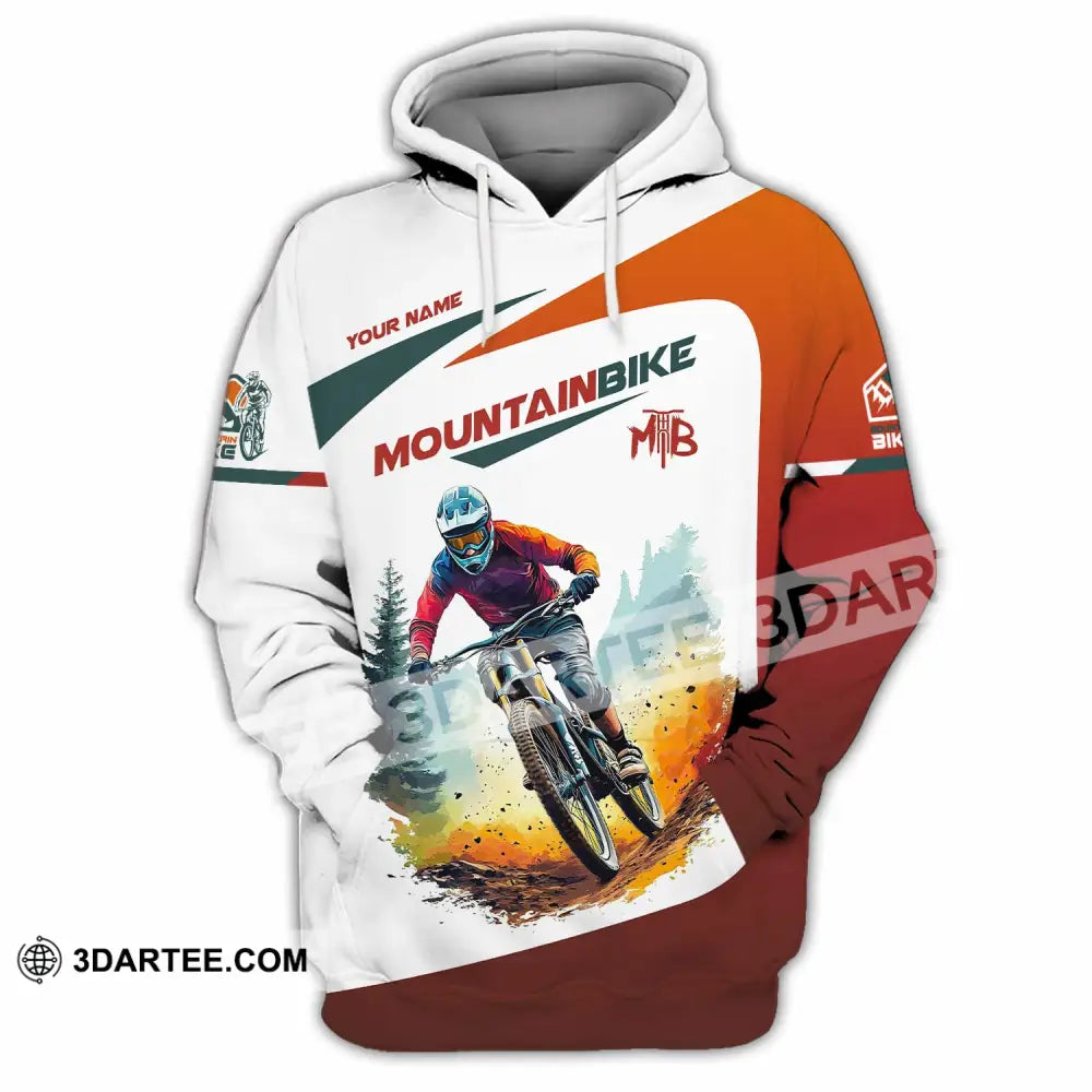 Unisex Shirt - Custom Text Shirt Mountain Bike Shirt Hoodie / S T-shirt