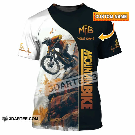 Unisex Shirt - Custom Text Mountain Bike T-Shirt