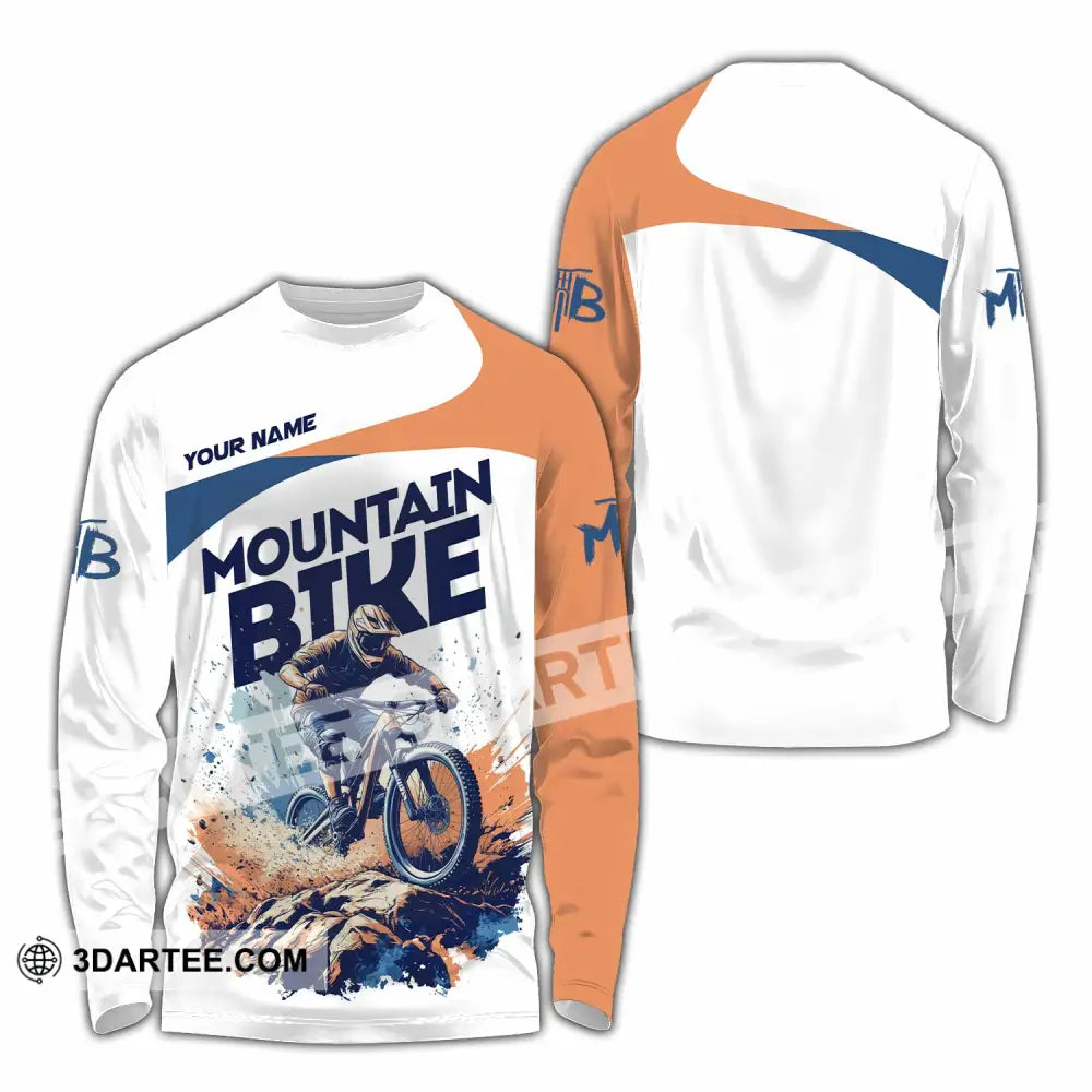 Unisex Shirt - Custom Text Shirt Mountain Shirt Long Sleeve Shirt / S T-shirt
