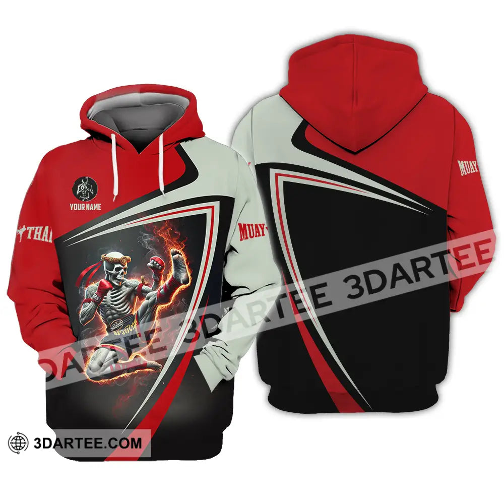 Unisex Shirt - Custom Text Muay Thai Hoodie / S T-Shirt