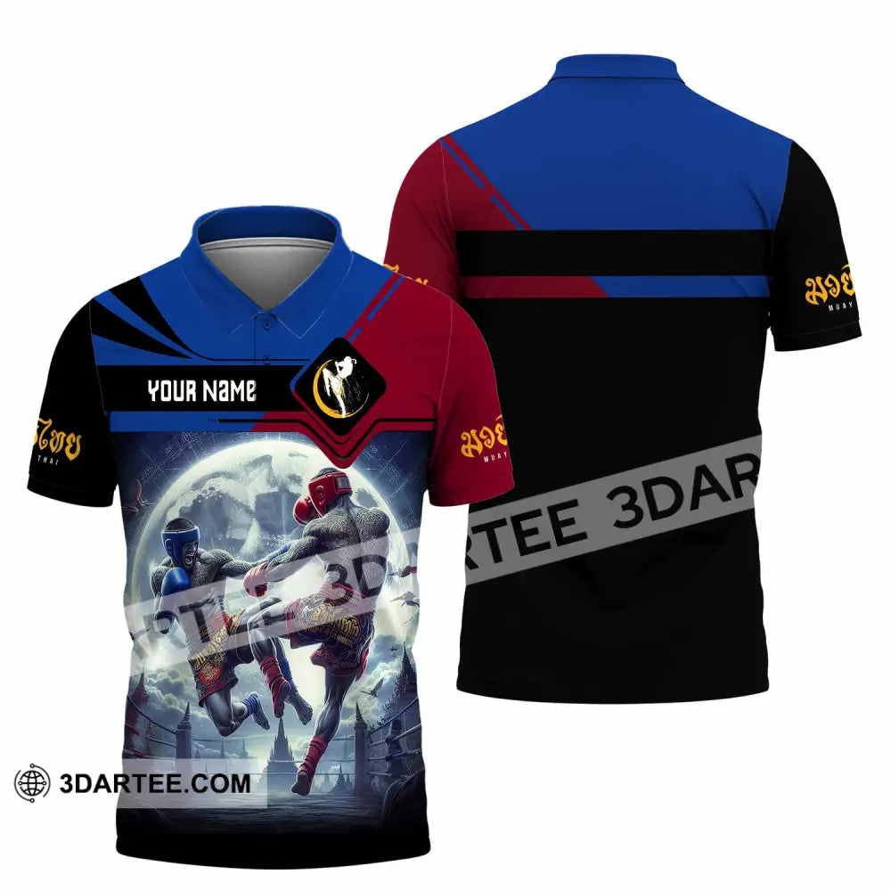 Unisex Shirt - Custom Text Shirt Muay Thai Shirt Polo Shirt / S T-shirt