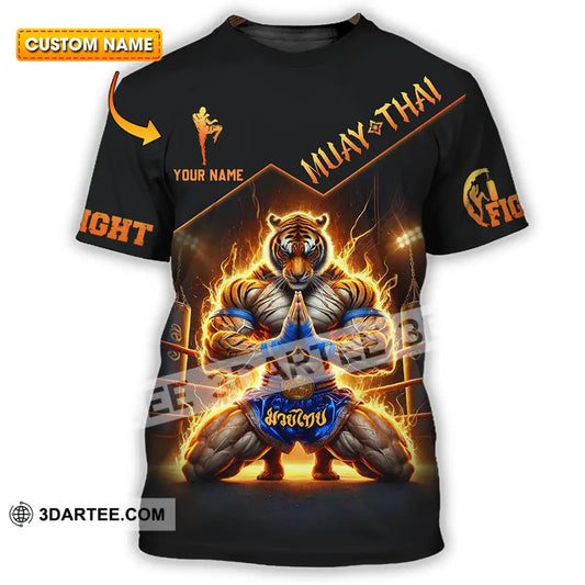 Unisex Shirt - Custom Text Muay Thai T-Shirt