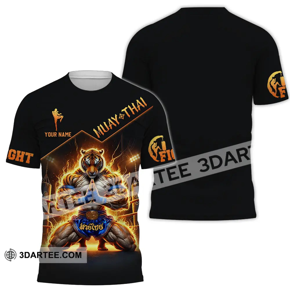 Unisex Shirt - Custom Text Muay Thai T-Shirt