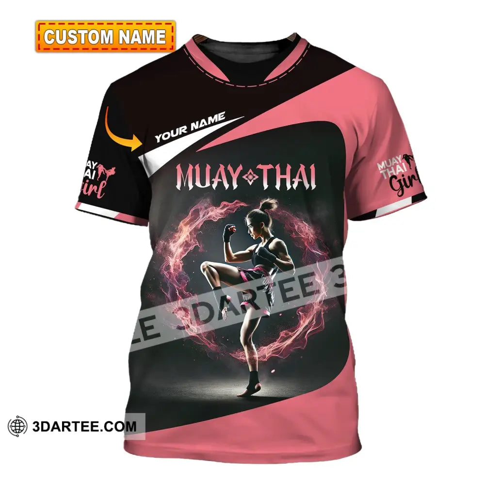 Unisex Shirt - Custom Text Muay Thai T-Shirt