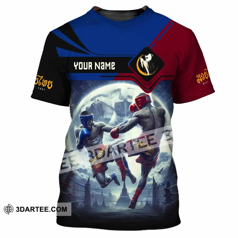 Unisex Shirt - Custom Text Shirt Muay Thai Shirt T-Shirt / S T-shirt