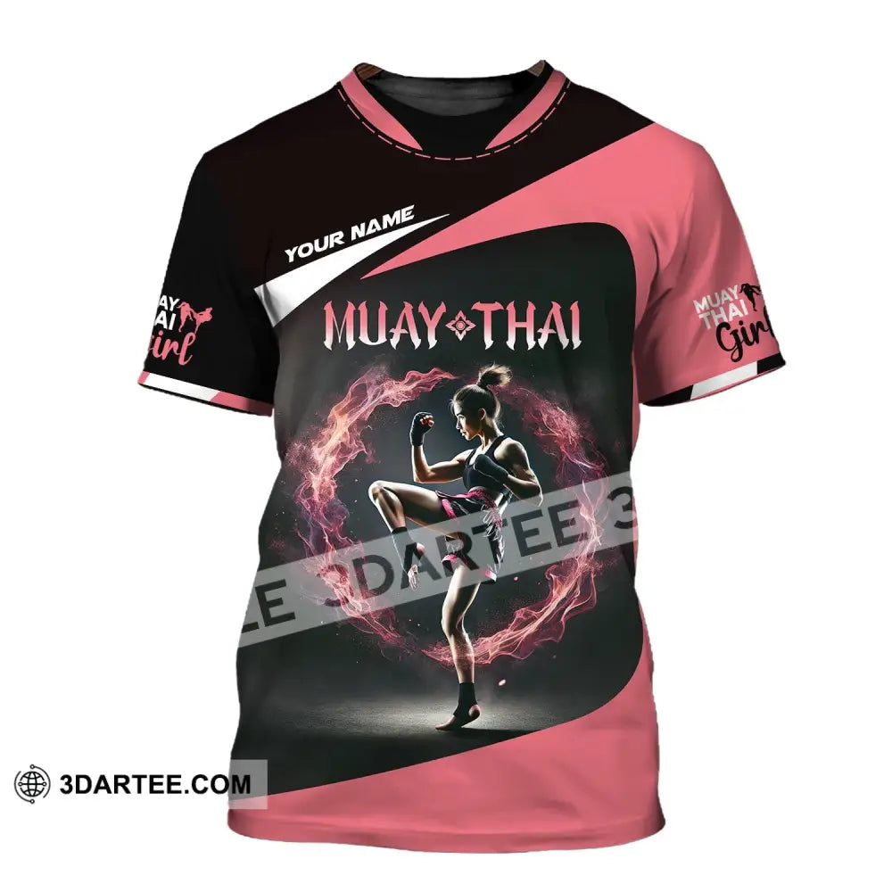 Unisex Shirt - Custom Text Muay Thai T-Shirt / S T-Shirt