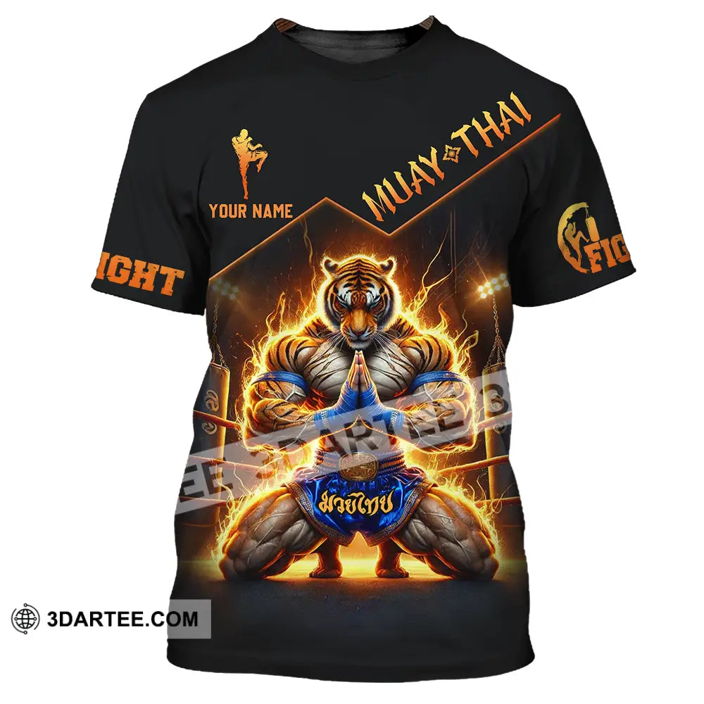 Unisex Shirt - Custom Text Muay Thai T-Shirt / S T-Shirt