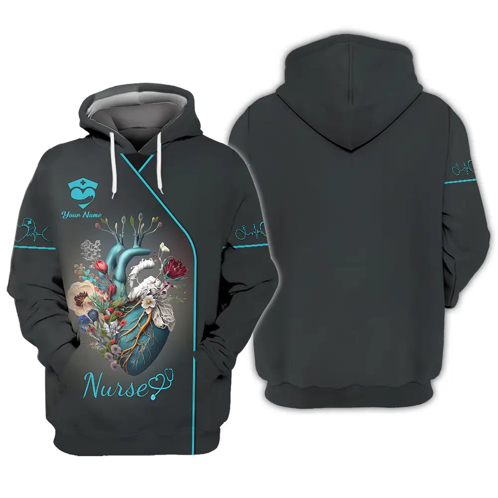 Unisex Shirt - Custom Text Nursing Shirt Nurse Life Hoodie / S T-shirt